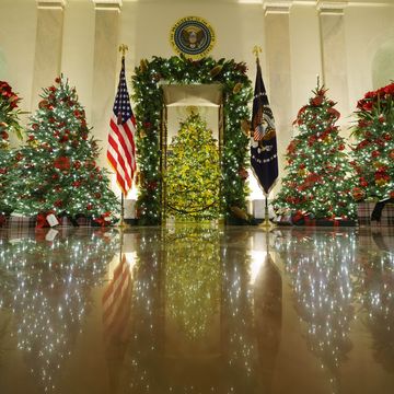 white house christmas décor