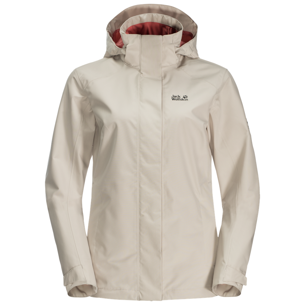 White waterproof jacket