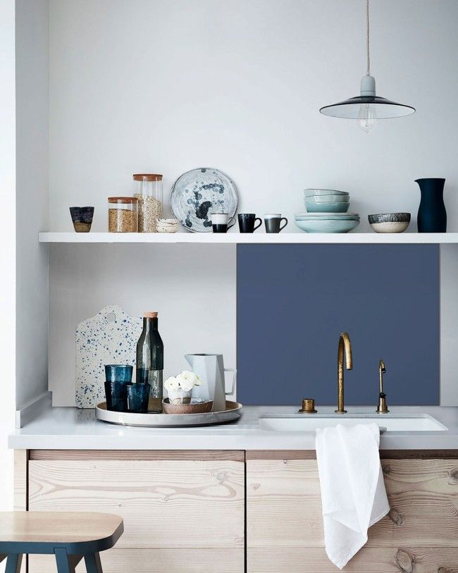 blue kitchen splashback kitchen colours
