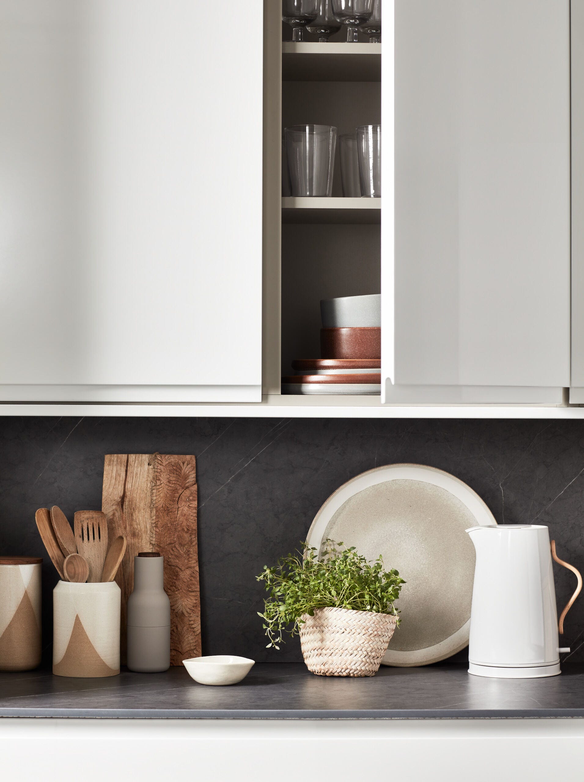 cocina blanca y moderna
