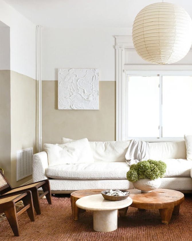 white living room