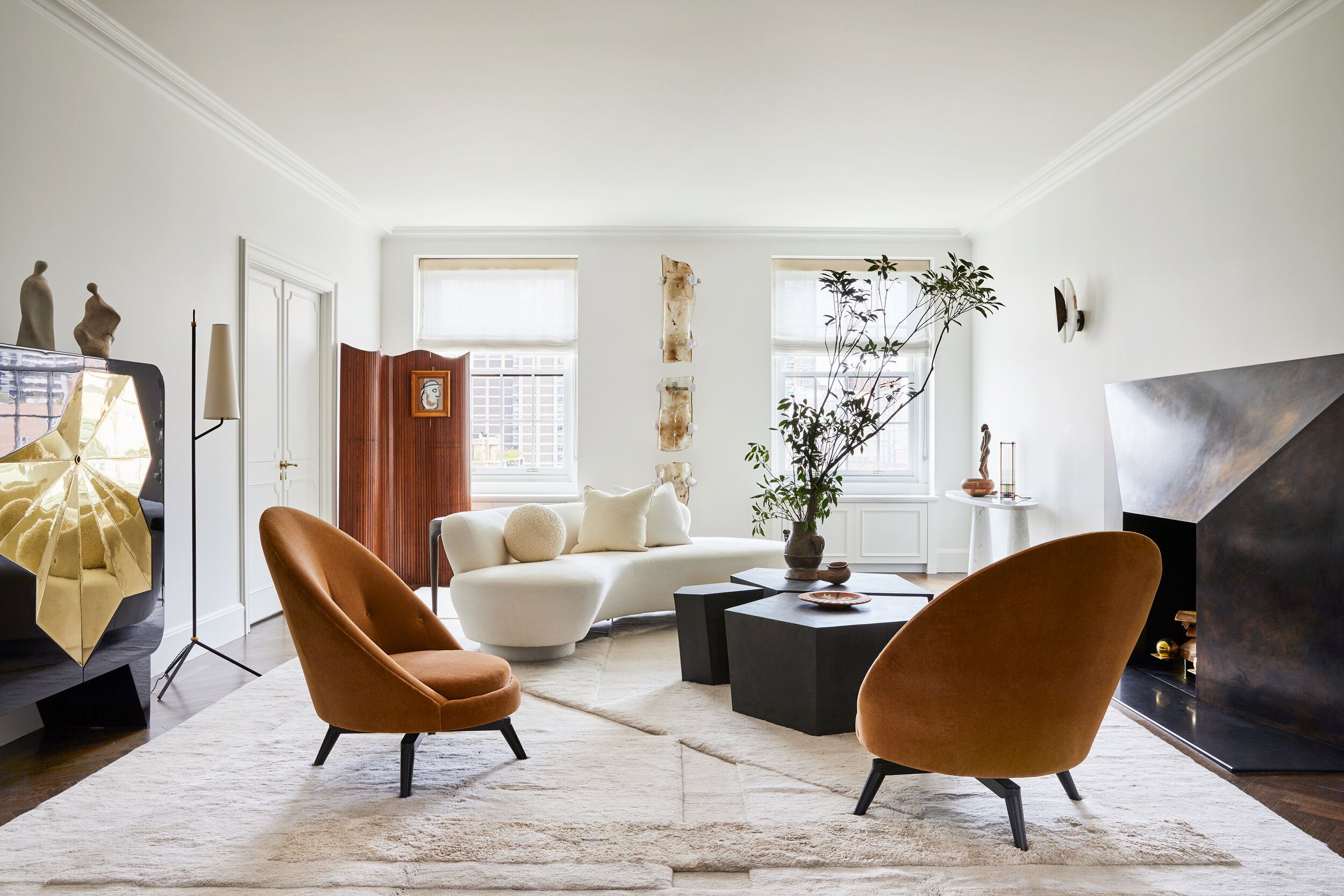 Designer White Living Room Furniture