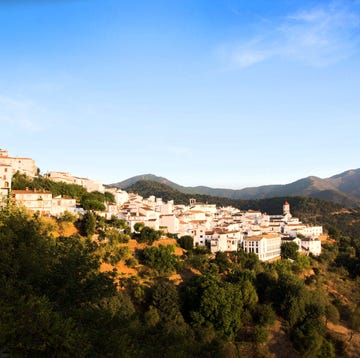 white mountain village in andalucia