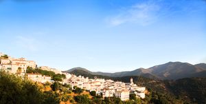 white mountain village in andalucia