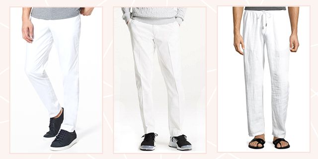 white pants for men