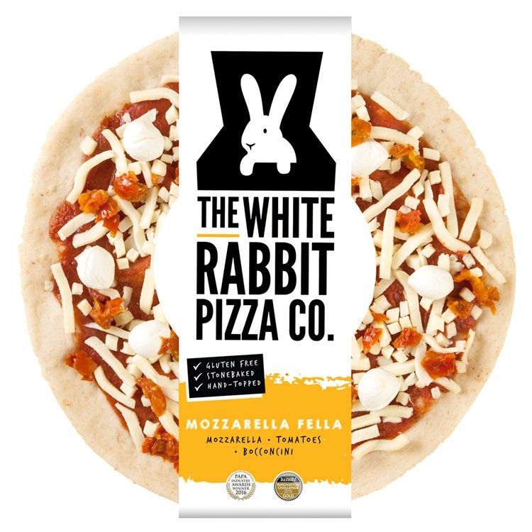 White Rabbit gluten free pizza 