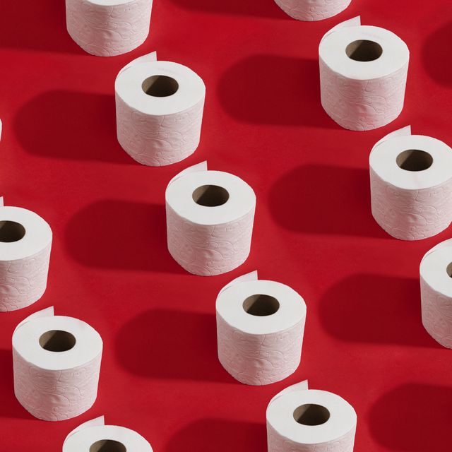 white roll toilet paper