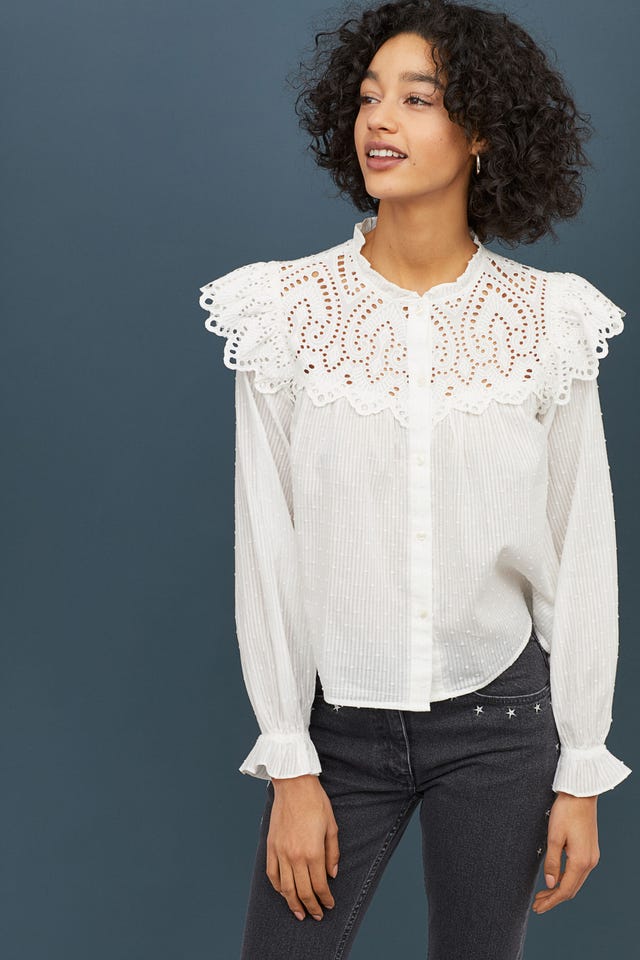 H and m broderie anglaise clearance tunic