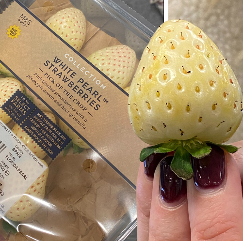 We tried Marks and Spencer's new white strawberries here's our honest  thoughts