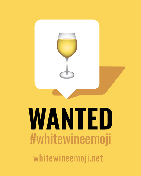 white wine emoji