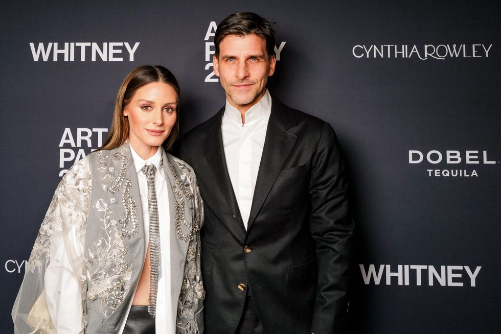 olivia palermo and johannes huebl at the whitney 2025 art party