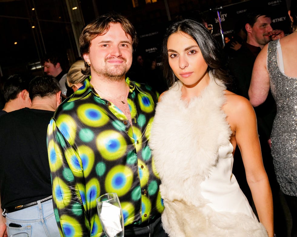 hannah gottlieb graham and kevin leblanc at the whitney 2025 art party