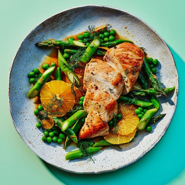 Citrus Chicken With Asparagus And Peas Recipe From WH Test Kitchen