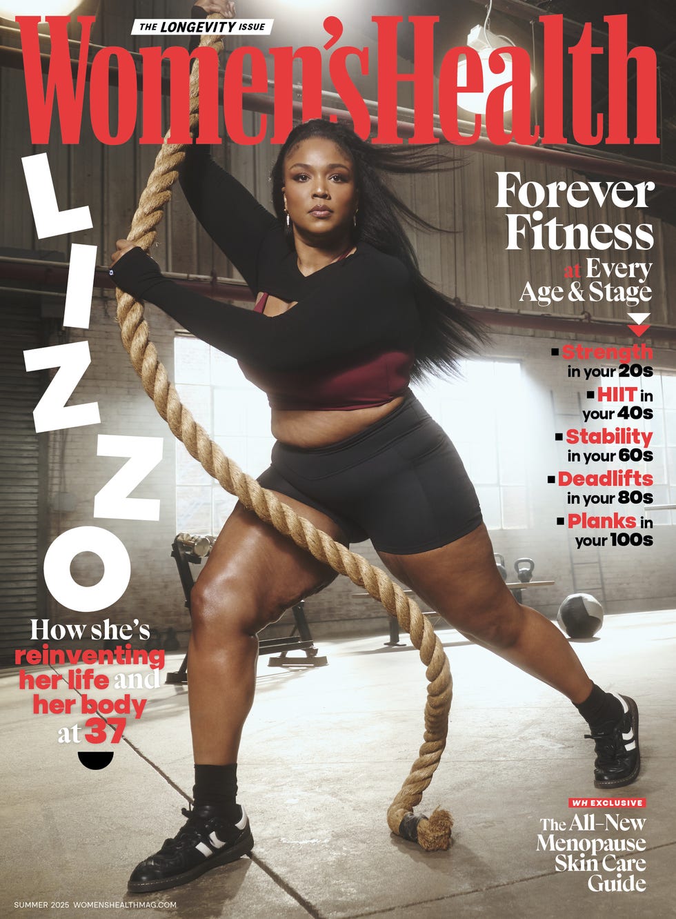 cover of womens health magazine featuring a fitness theme