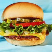 vegan cheeseburger