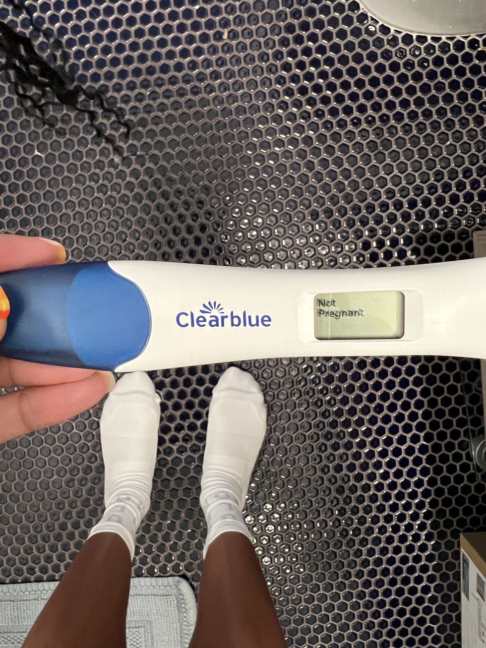 pregnancy test that reads not pregnant