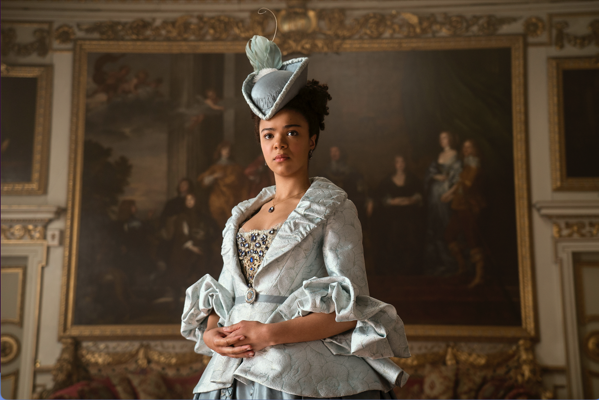 queen charlotte a bridgerton story india amarteifio as young queen charlotte in episode 101 of queen charlotte a bridgerton story