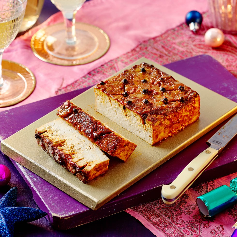 whole baked tofu ‘ham’