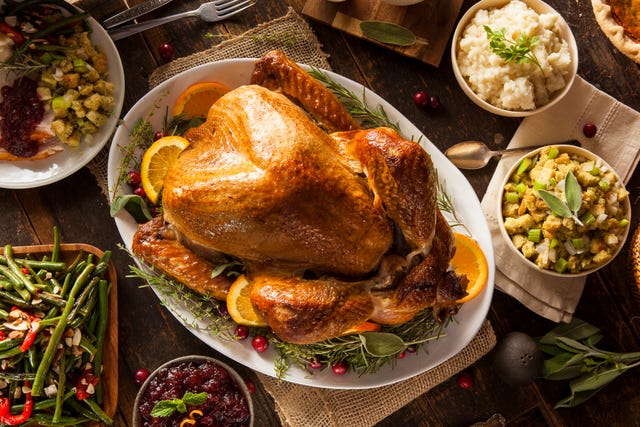 whole homemade thanksgiving turkey