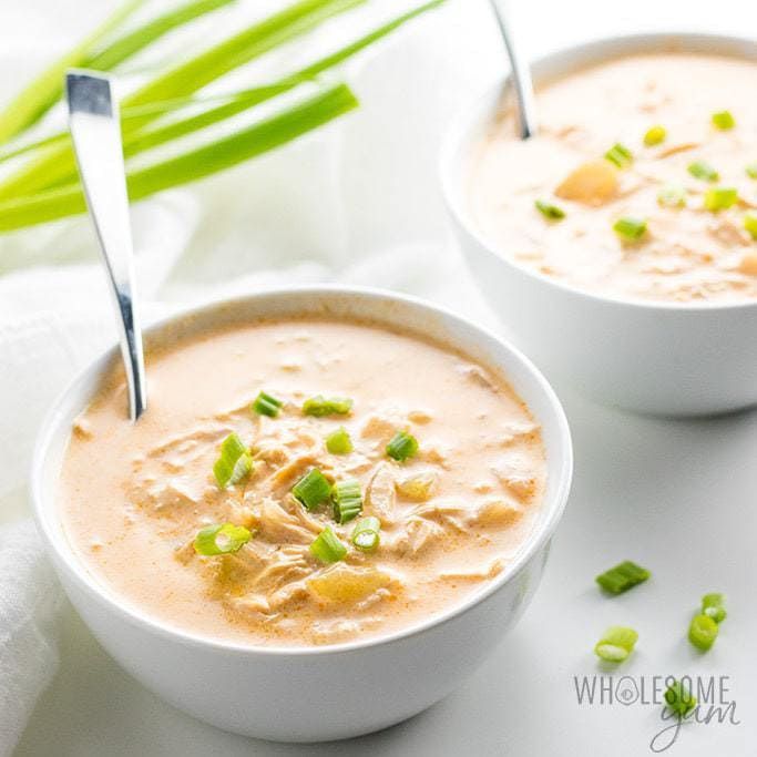 Buffalo Chicken Soup Recipe (3 Ways!) - Wholesome Yum