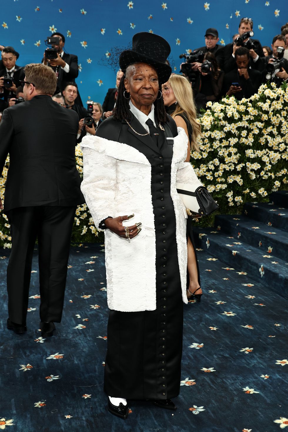 the 2025 met gala celebrating "superfine: tailoring black style" arrivals