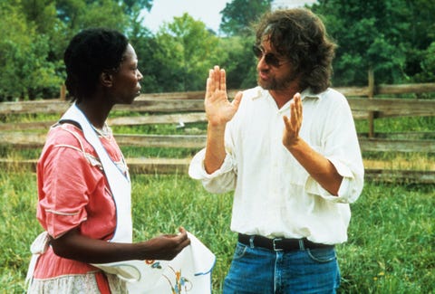 whoopi goldbergsteven spielberg in 'the color purple'