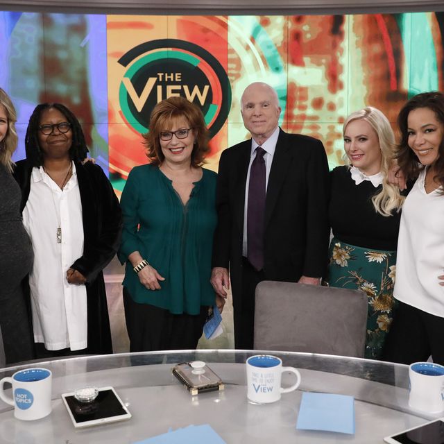 Whoopi Goldberg, Sara Hines, Joy Behar, Sunny Hostin, John McCain, Meghan McCain On 'The View'