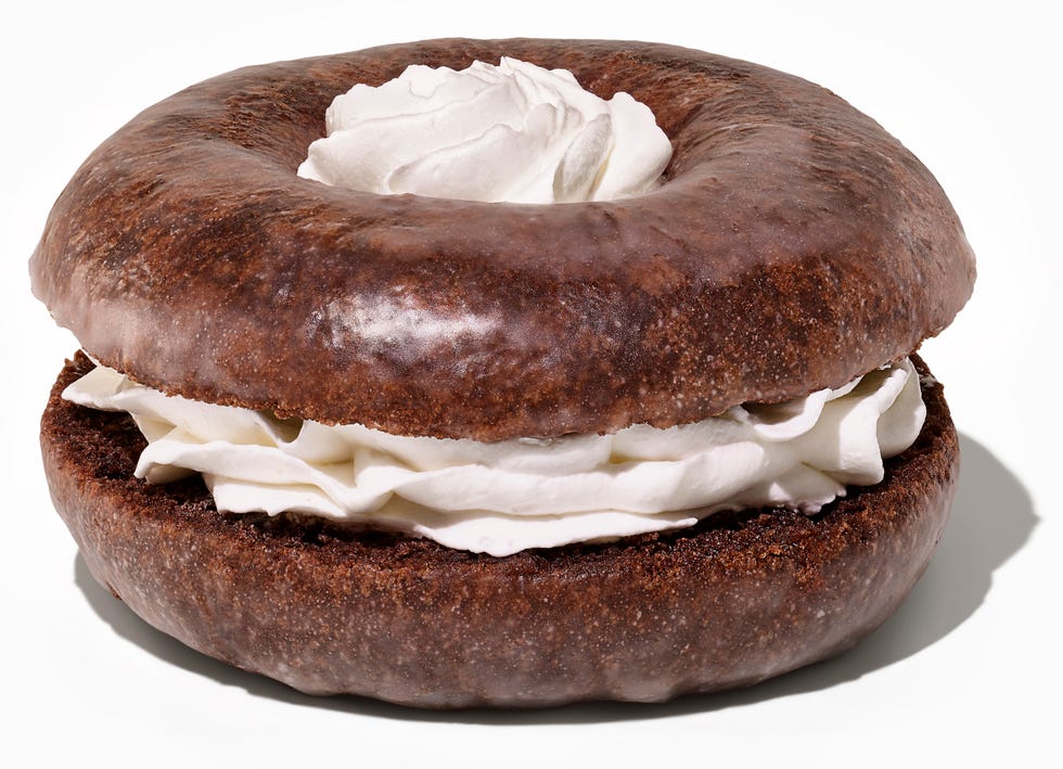 dunkin' retail 23 window 6 retouched product image whoopie pie donutimage  shadow  white backgroundtransparency