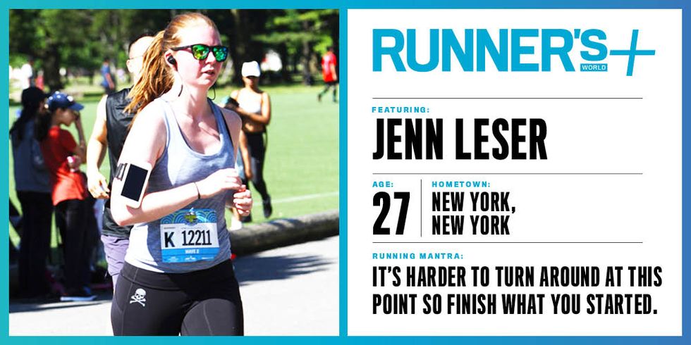 Runner's World+ Member: Jenn Leser