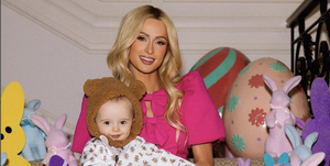 why paris hilton never shows her daughter on social media