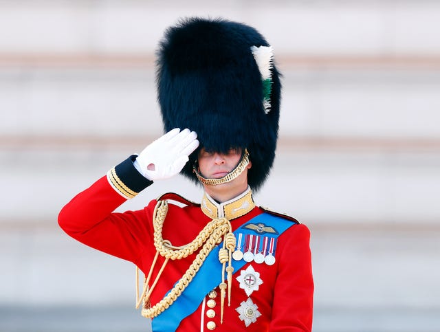 Why Prince William changed his uniform for Trooping the Colour