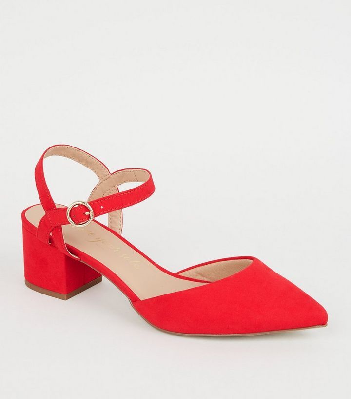 New look red shoes best sale wide fit