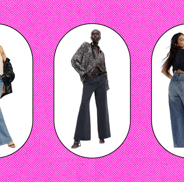 Summer Women Vintage Loose Streetwear Butterfly Print Jeans Long