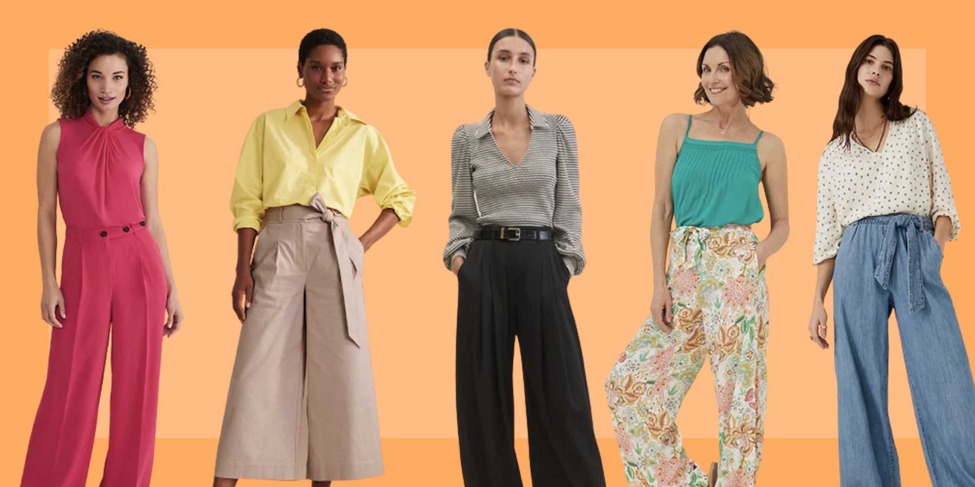 The most stylish wide-leg trousers to wear this summer and beyond