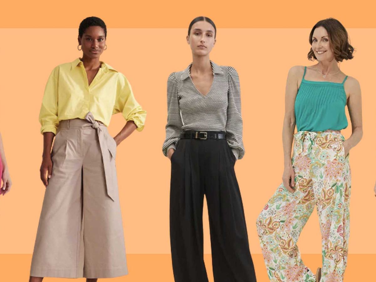 Simple And Chic Ways To Style Khaki High-Waisted Wide-Leg Pants