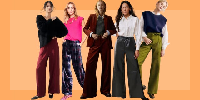 wide leg trousers