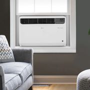LG wi-fi air conditioner in living room window
