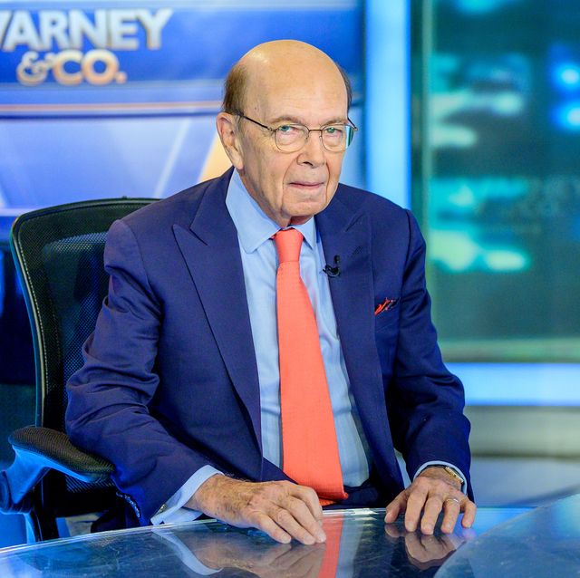 new york, new york   december 02 united states secretary of commerce wilbur ross visits "varney  co" with host stuart varney at fox business network studios on december 02, 2019 in new york city photo by roy rochlingetty images