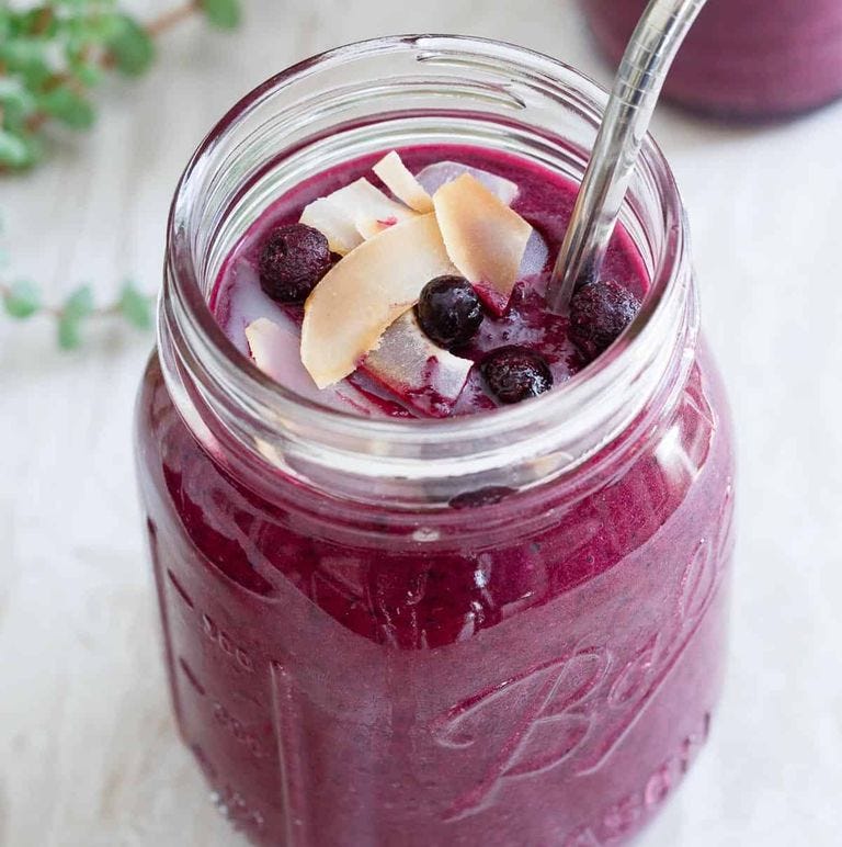 Wild Blueberry Post-Workout Recovery Smoothie