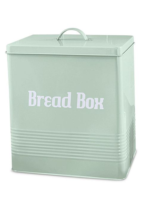 mint green bread box