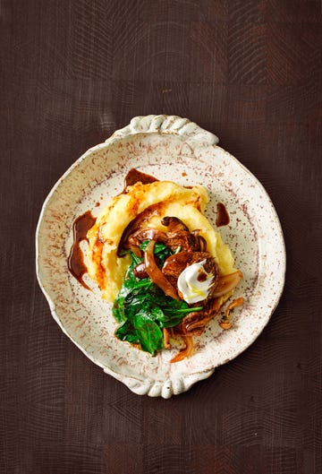 wild mushroom and beef stroganoff