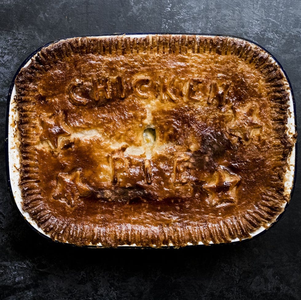 wild mushroom and chicken pie