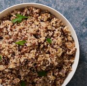 wild rice with onions and butter