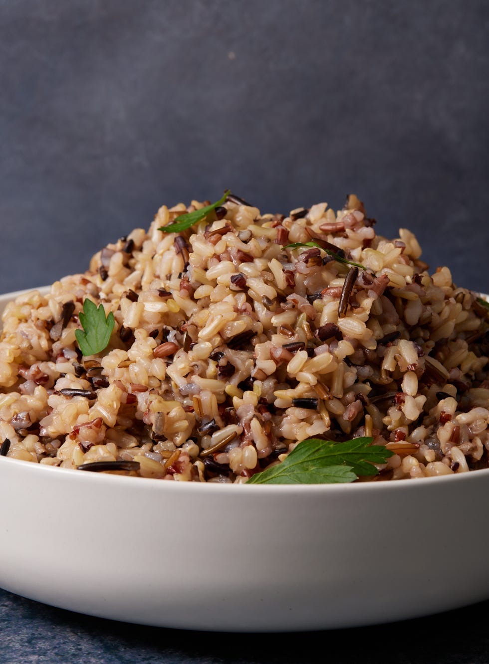 wild rice with onions and butter