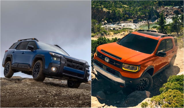 2026 subaru outback wilderness and 2026 honda passport trailsport