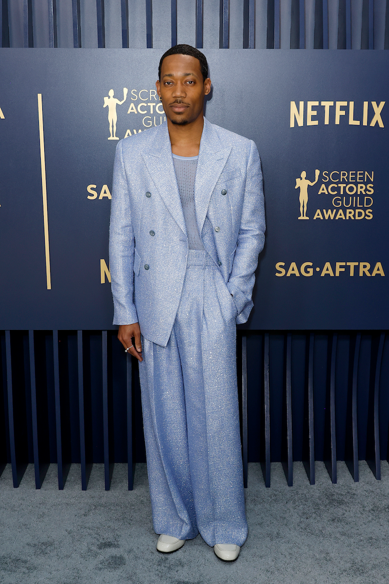 Los Angeles, Californie, 24 février : Tyler James Williams assiste à la 30e cérémonie annuelle des Screen Actors Guild Awards au Shrine Auditorium et Expo Hall, le 24 février 2024 à Los Angeles, en Californie. (Photo : Frazer Harrison/Getty Images)