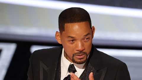 preview for Will Smith apologises during Oscars Best Actor winning speech (ABC)