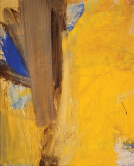 willem de kooning’s montauk highway, 1958, contains fractures between space and scale, control and freedom, making the painting feel fresh and urgent