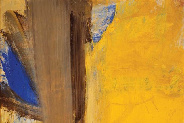 willem de kooning’s montauk highway, 1958, contains fractures between space and scale, control and freedom, making the painting feel fresh and urgent