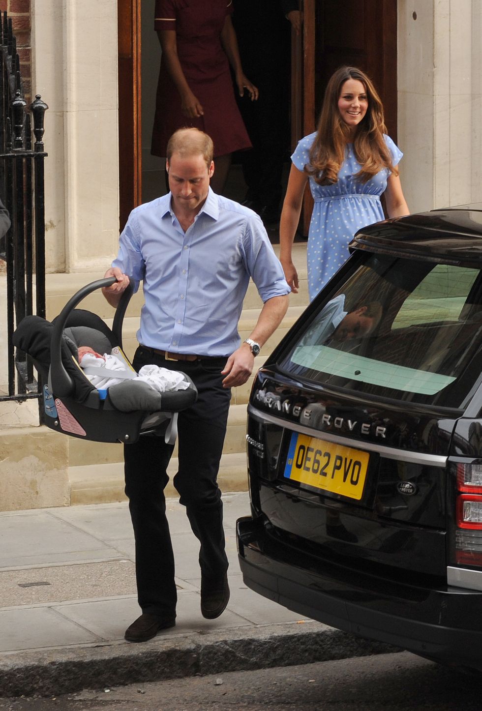 Prince William with Prince George